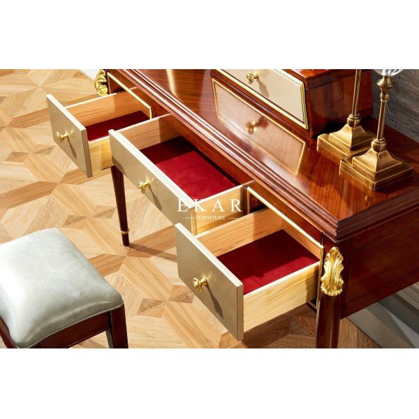 Luxury Classic Wooden Dressing Table With Mirror LF-05#