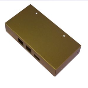 Customized Stamping Parts Metal Enclosure with Black Powder Coating Surface