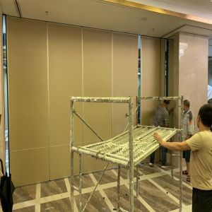 Ballroom Acoustic Movable Walls System Folding Sliding Partition Walls For