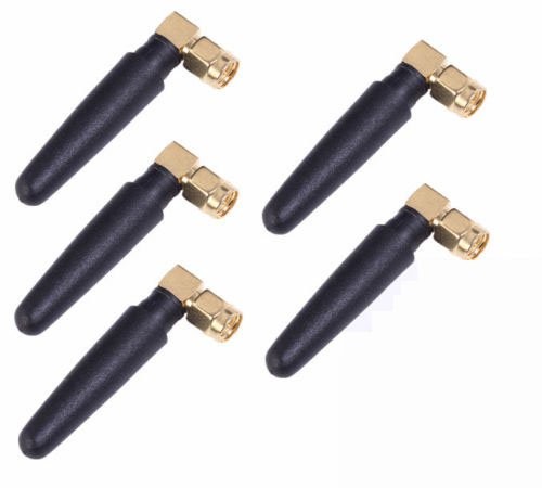 433/868/915/2.4G/4Gmhz Rubber Antenna 2DBI Low VSWR 10g Weight for Data