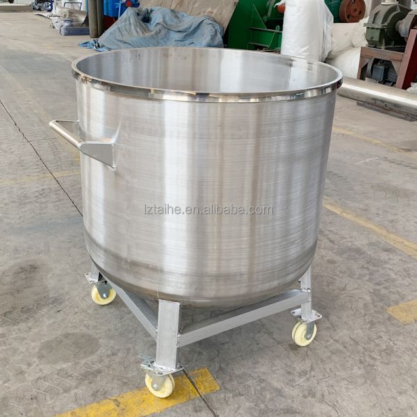 Customizable 100L-2000L Stainless Steel Movable Storage Tank