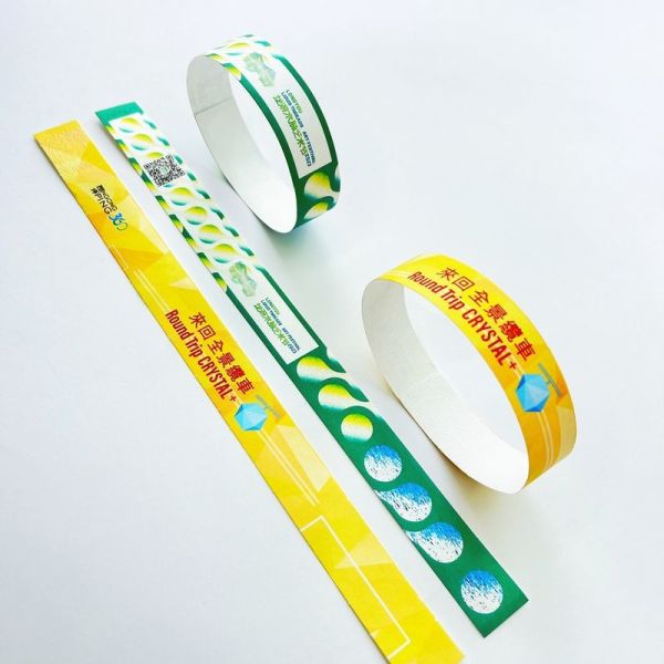 Tyvek Dupont Paper Wristband Activity Business Barcode Paper Event Admission