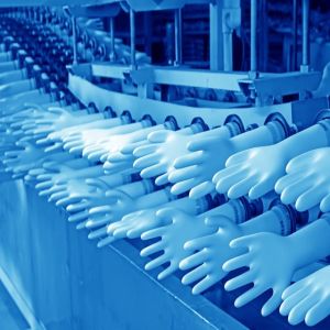 High Speed Medical Latex Gloves Production Line 220V