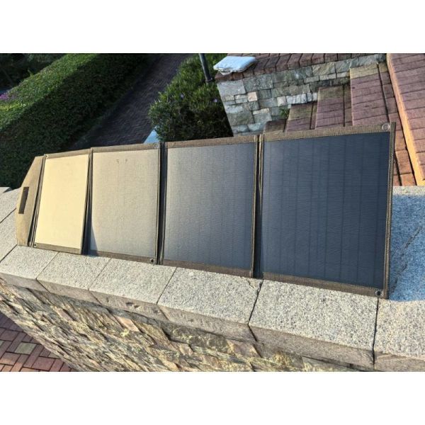 Solar Folding Bag Unfolded Size 1586*400*3 Mm Monocrystalline Solar Cell Portable Solar Panels For Camping