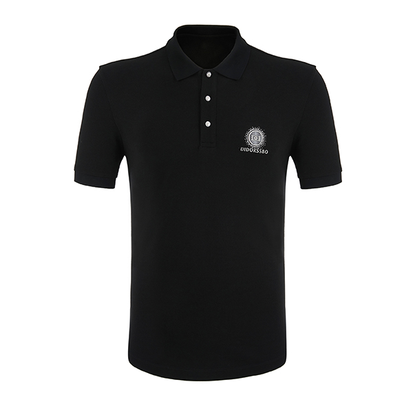 Customizable Breathable Sports Shirt for Men Polo Plain White Black Golf Shirts