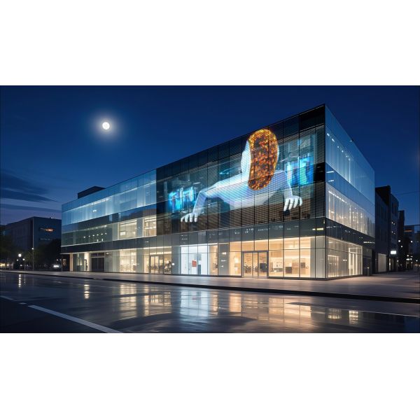 Buy 90% Transparency LED Film Screen , LED Digital Signage For Shopping Mall at wholesale prices