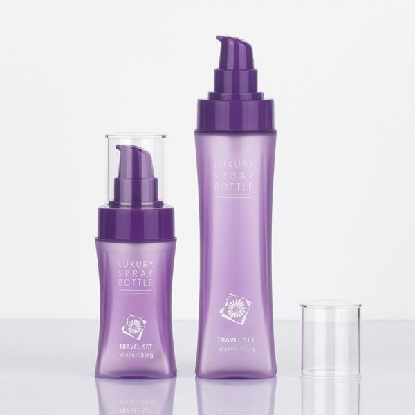 Purple Cosmetic Spray Bottle , Luxury Airless Empty Spray Bottle 200ml