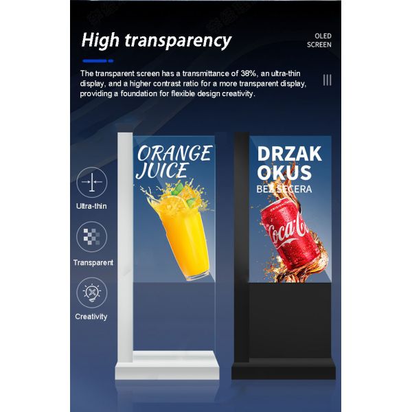 32 Inch Small Transparent OLED 32in Transparent Digital Display