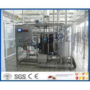 1500LPH UHT Milk Processing Line , Milk Powder Fresh Milk UHT Dairy Processing