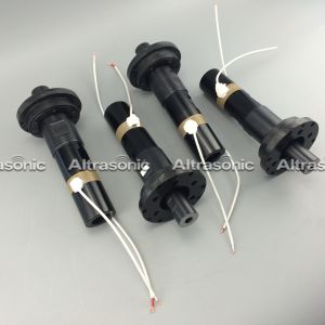 Piezoelectric Ceramic Ultrasonic Converter For Welding , High Power Ultrasound