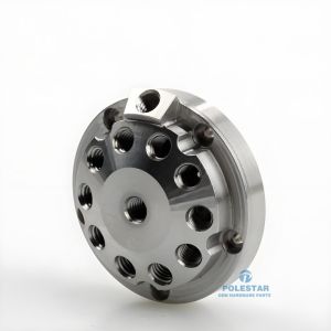 Polished CNC Custom Precision Parts Titanium Laser Cutting Machines Components