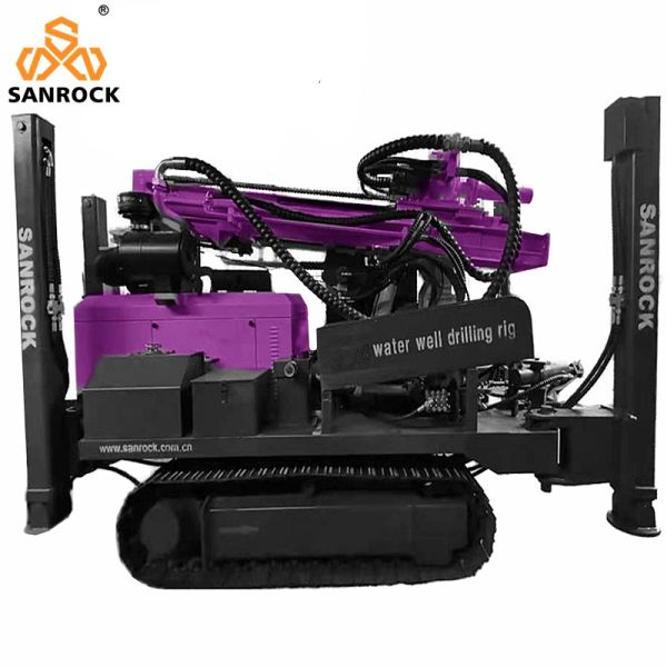 Buy Drill Rod Diameter 76mm 89mm Crawler Water Well Drilling Rig Machine 4000×1850×2300mm at wholesale prices