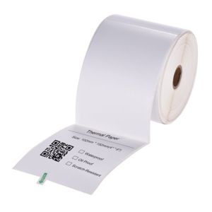 Private Printed Barcode Labels Adhesive TVS Paper Barcode Label