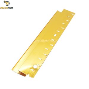 Aluminum Z Edge Carpet Trim , Carpet Tile Edging Strip 3m Length