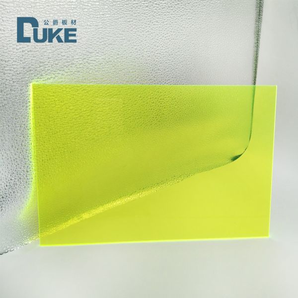 Transparent Pure Acrylic Sheet Solid Surface Day Night Anti Static