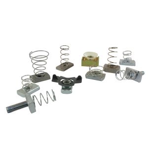 Hot Dip Galvanized Spring Loaded Wing Nut For Construction Channel Steel 1/2" 1