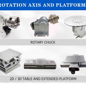Acrylic Crytal Glass Leather Metal Wood Rotary Device For Laser Machine