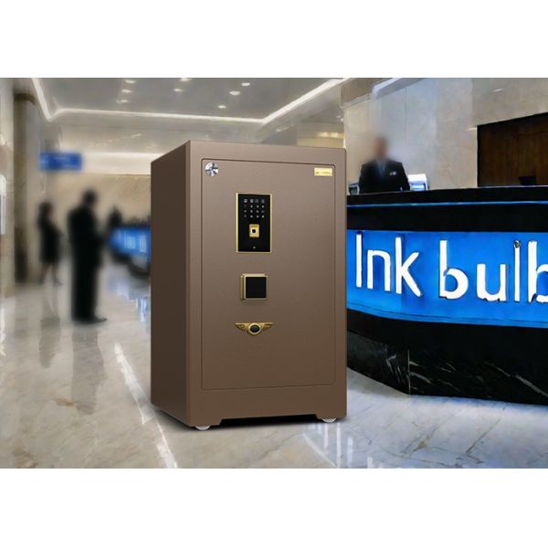 Dual Alarm Luxury Safe Box Fingerprint Lock Solid Steel For Security YB/ZY-70