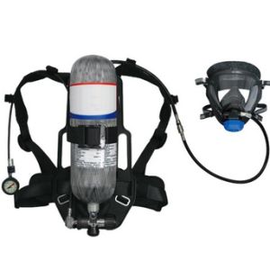 Self-Contained Firefighting Respirator with Positive Pressure Air