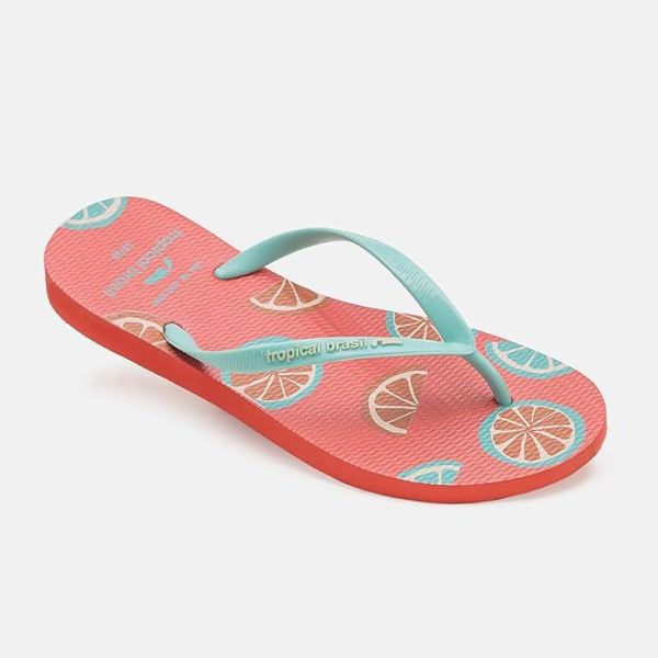 Tropical Print Styles Women's Flip Flops Fitflop Summer Sandals for Casual