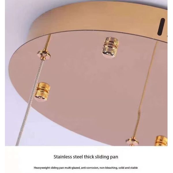 Modern Crystal Lychee Lamp Luxury Villa Duplex Staircase Lighting For Raised Living Room And Bedroom