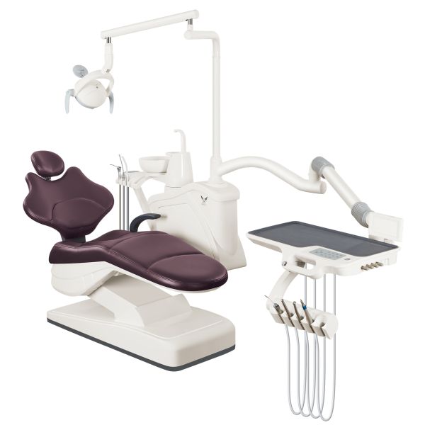 Buy Class II Dental Unit Chair Grey With Rotatable Unit Box at wholesale prices