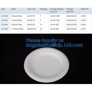 Compostable custom environmental biodegradable trays disposable sugarcane pulp