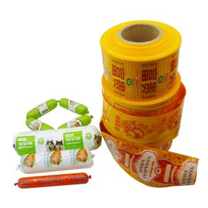 High Quality Custom Mortadella Use Plastic Sausage Casings No Smell Plastic