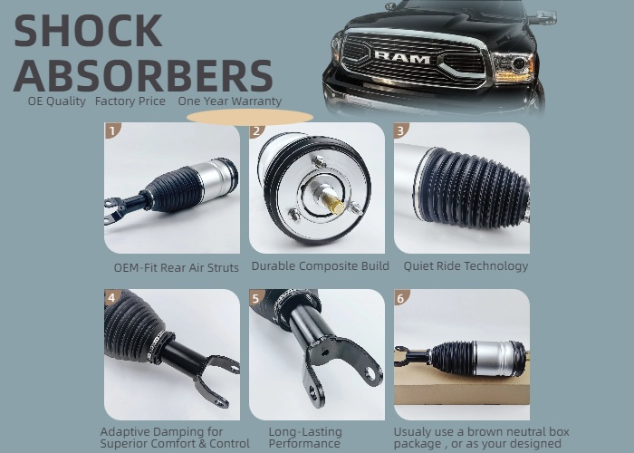 Front Air Suspension Shock Absorber 4877146AC 4877147AC For Dodge Ram 1500