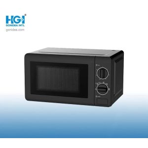 20 Liters Black Counter Top Home Microwave Oven Fast Heat