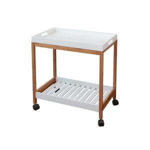 China BSCI Width 55cm 2 Tier Kitchen Trolley Unit on sale