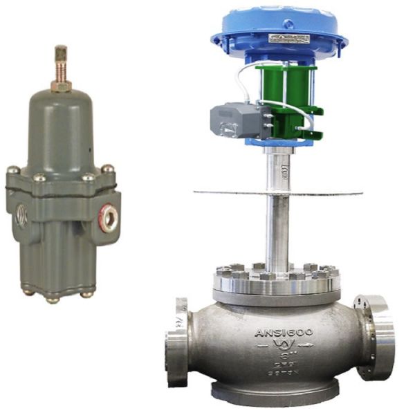 Pneumatic Control Valve Qquipped Rotork Actuator 3710 67CFR Filter Pressure Reducing Valve