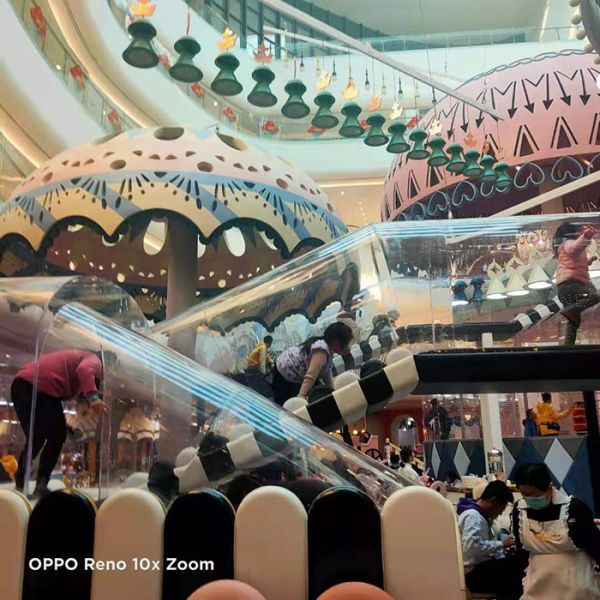 Macarons Theme Steel Childrens Indoor Play Centre Equipment