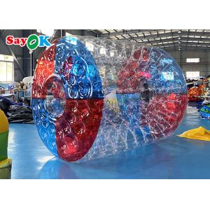Floating Water Toys 0.9mm PVC Tarpaulin Inflatable Water Roller Ball For Lake
