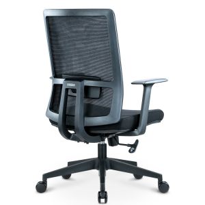 Quality Acceptable OEM ODM Home Office Chair with Fixed Armrest and Swivel Conference Design for sale