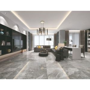 Ceramic Porcelain Floor Tile Durability / Glazed Porcelain Wall Tile 12mm Thick