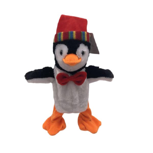 Buy Singing Choking Walking Christmas Plush Penguin 33cm at wholesale prices