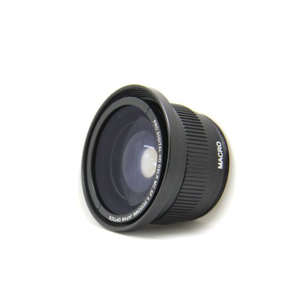 52mm 0.35X Fisheye Camera Lens Aluminum For Canon Pentax Samsung Sony