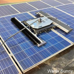 Crawler Style Solar Panel Cleaner for Large Coverage Photovoltaic Panel Self