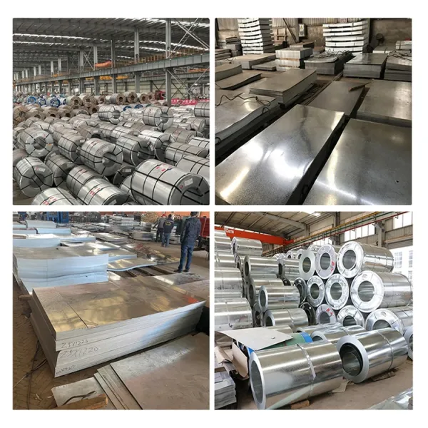 Flat Sheet Zinc Coated Steel Coil with Zn Coating 40-200g/m2