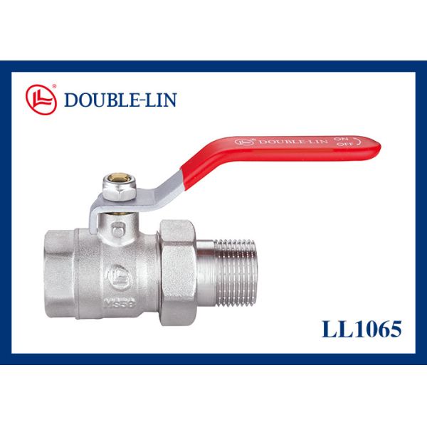 1/2 " To 1 1/4 " Male X Female 25 Bar Brass Ball Valve With Revolve Nut With