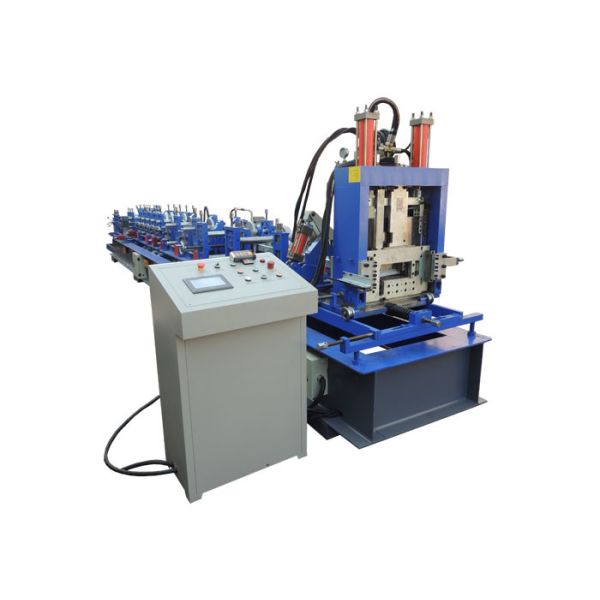 Interchanged Section Z Purlin Making Machine , Cold Roll Forming Equipment Length Accurately