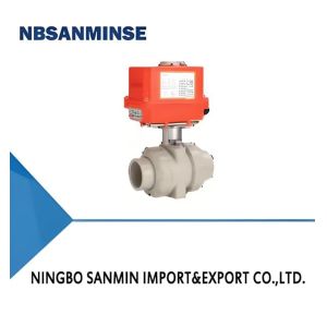 Compact High Torque Electric Ball Valve with 5-50°C Working Temperature for