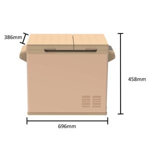 Leapcool DC Optional Battery 12V Camping Dual Zone Portable Freezer COMPRESSOR