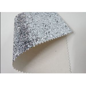 Pu Cloth Backing Real Glitter Wallpaper , Modern Textured Sparkle Wallpaper