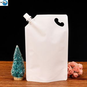 Rice flexible packaging bag with plastic handle