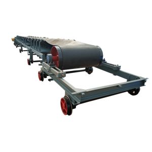 1000MM EP Belt Reversible Conveyor With Carbon Steel Hopper
