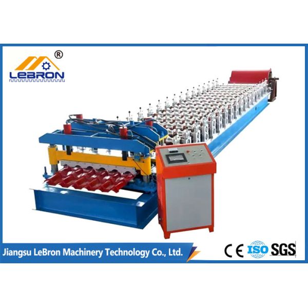 Quality Factory directly supply Color Steel Glazed Tile Roll Forming Machine CNC Control Automatic 2018 new type for sale