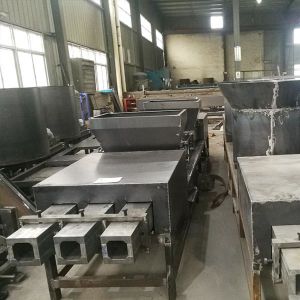 Tunisia Triple-Head Pressed Wood Shavings Pallet Block Machine