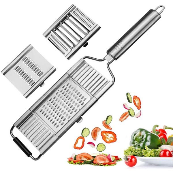 Buy Multi Purpose Handheld Vegetable Cutter Stainless Steel Slicer Grater at wholesale prices